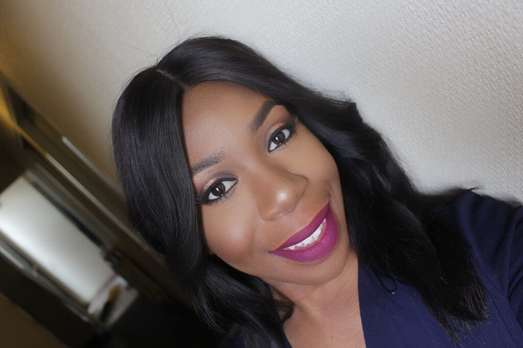 Makeup-Woman of color _ Milani amore matte lipcream obsession4