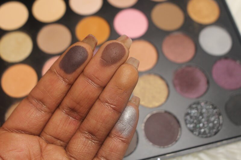 Morphe Brushes 35W palette swatches